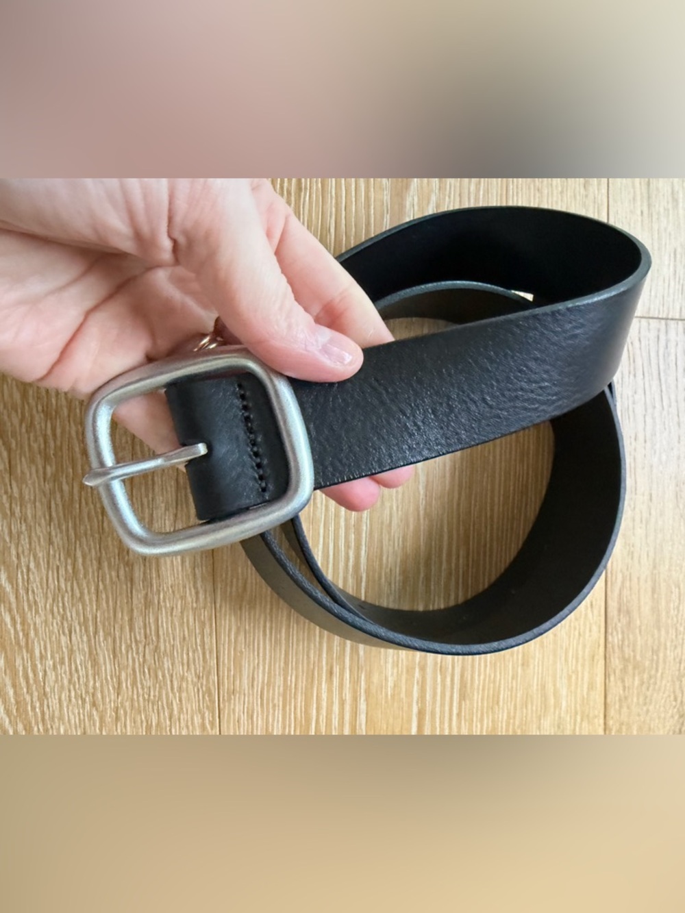 Madewell • Leather Center-Bar Belt - Picture 2 of 5